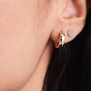 Mejuri Bold Yellow Gold Huggies